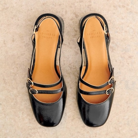 Sezane Black Paula Babies Size 40 - Picture 4 of 8